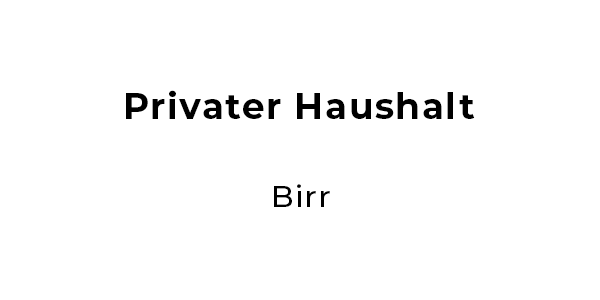 Privater Haushalt