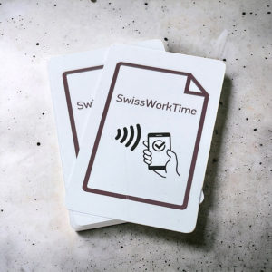 NFC-Stempelkarte SwissWorkTime<br />
