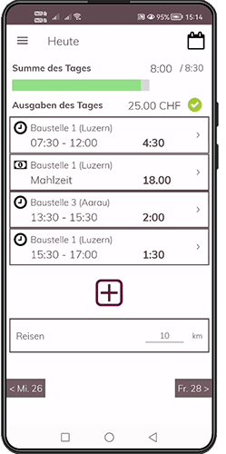 App SwissWorkTime