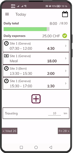 App SwissWorkTime
